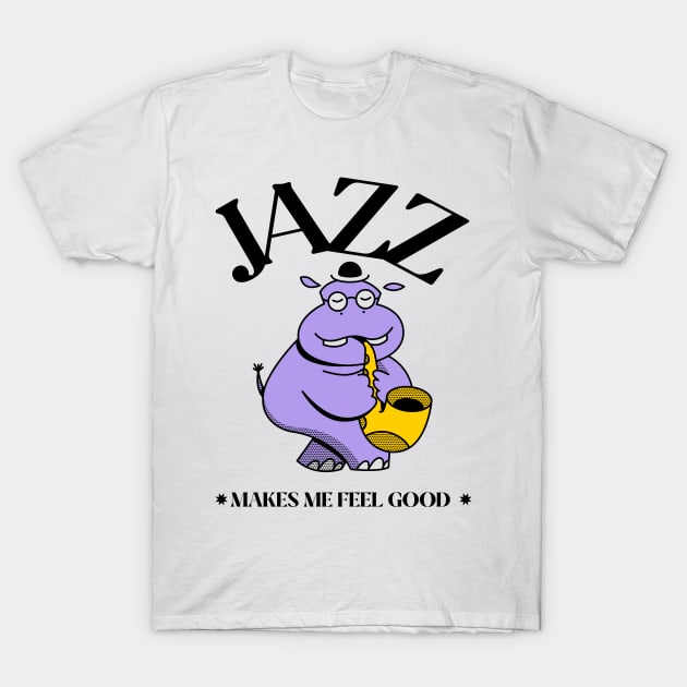 Funny Jazz Music Gift Idea T-Shirt by Rayrock76